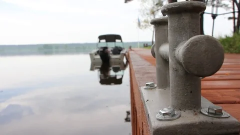 Walk on water on the boat Vídeo Stock 72840971