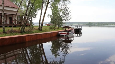 Walk on water on the boat Vídeo Stock 72841003
