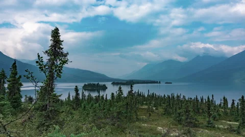 Walker Lake Alaska Timelapse Stock Footage 252688735