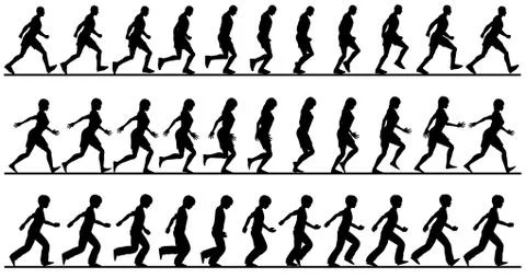 Walkers Stock Illustration