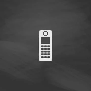 Walkie talkie computer symbol Illustrazione stock