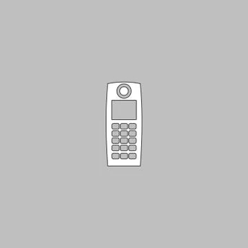 Walkie talkie computer symbol Stock Illustration