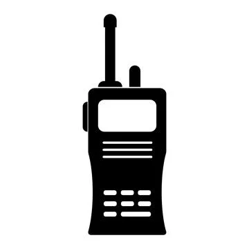 Walkie talkie icon Illustrazione stock