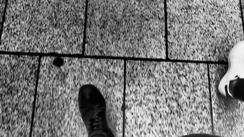 Walkin in Cardiff Stock Footage 95176020
