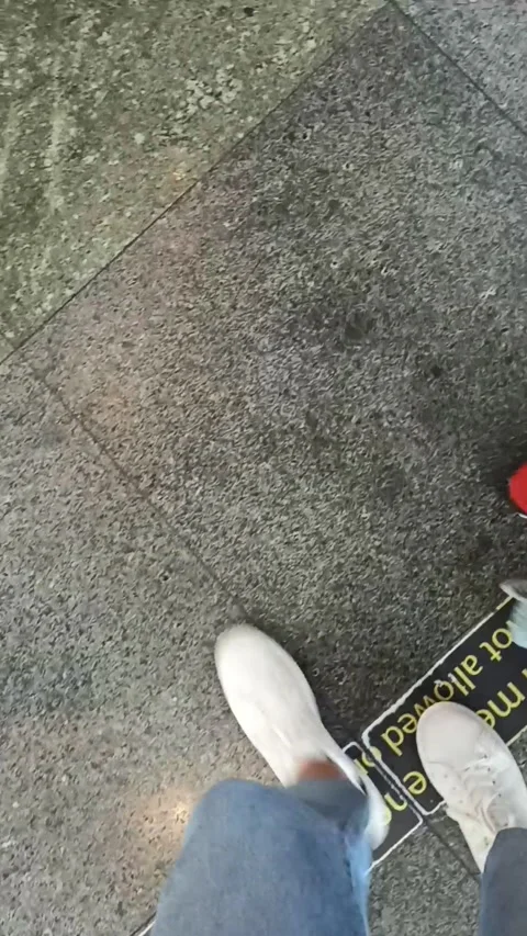 Walking in the airport Stock Footage 225435228