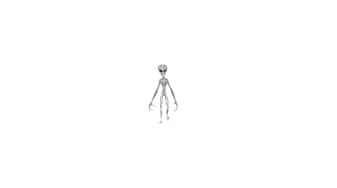 Walking alien 動画素材 601336