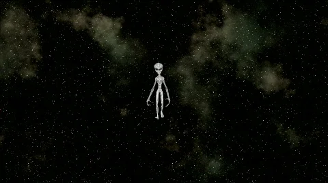 Walking alien 動画素材 601343