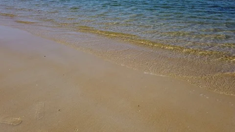 Walking along the beach Stock Footage 104174817