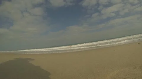 Walking along Florida Beach  (Beach Series Part 4) Video stock 18196251