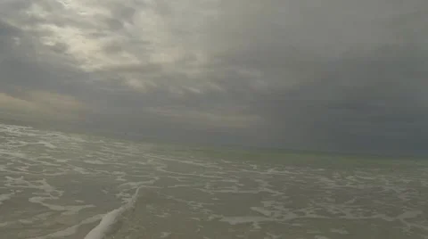 Walking along Florida Beach  (Beach Series Part 8) Stock Footage 18197312