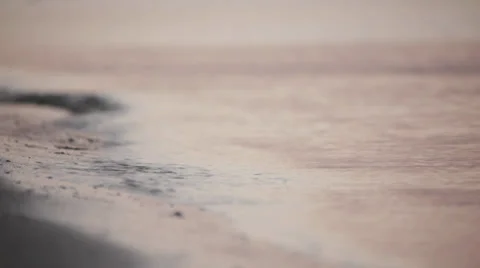 Walking along the water line 2 Stock Footage 27487542