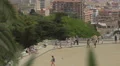 Walking and relaxing in Park Guell, Barcelona 4k or 4k+ Resolution