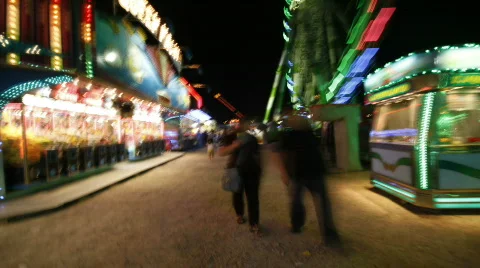 Walking around the Fair Stock Footage 776448