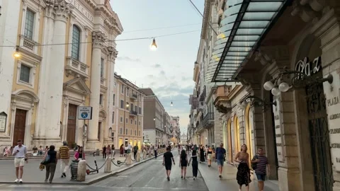 Walking Around Rome Stock Footage 159165089