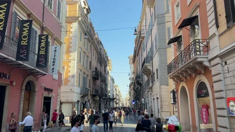 Walking Around Rome Stock Footage 159551075