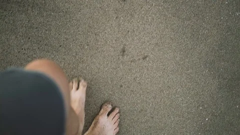 Walking at the beach Stock-Footage 120766463