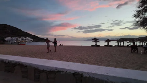Walking at the beach Stock Footage 304392347