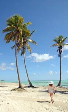 Walking on the beach Stock Photos