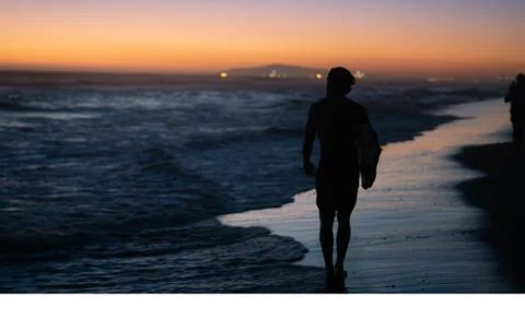 Walking By The Beach Stock Photos