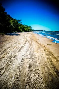 Walking on The Beach Stock Photos