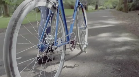 Walking bike Stock Footage 65782264