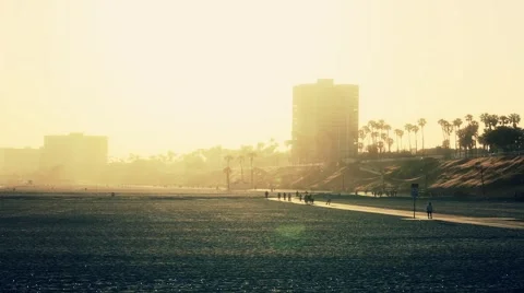 Walking on the Boardwalk 動画素材 6305769