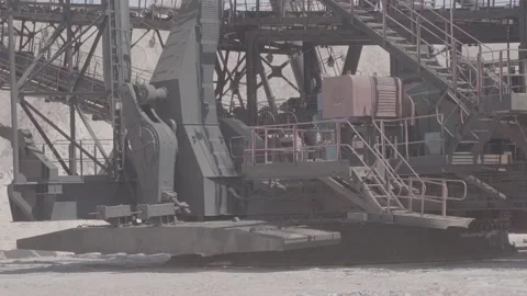 Walking boom stacker FLAT Stock Footage 104901672