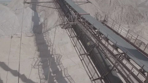 Walking boom stacker FLAT Stock Footage 104904306