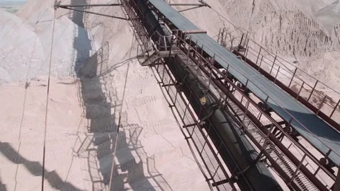 Walking boom stacker Stock Footage 104904216