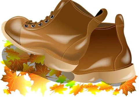 Walking boots Stock Illustration