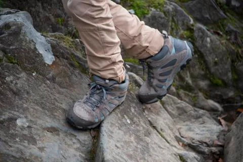 Walking boots Stock Photos