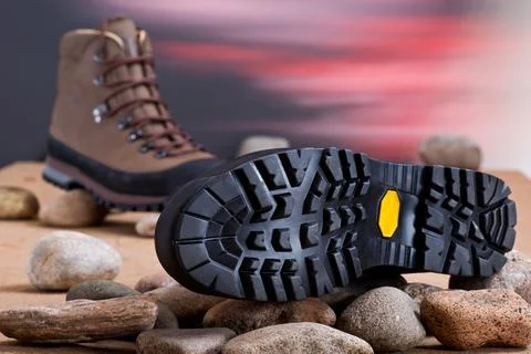 Walking boots Stock Photos