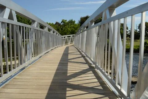 Walking Bridge Closeup Stock Photos