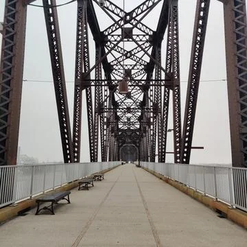 The Walking Bridge Foto stock