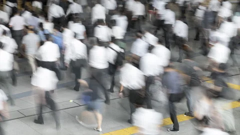 Walking Businessman in the Aisle Stock Footage 332807097