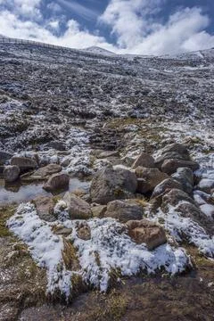 Walking the Cairngorms Foto stock