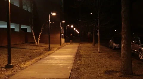 Walking on Campus Video stock 64359100