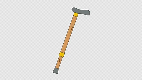 Walking cane 스톡 동영상 335452555