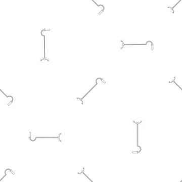 Walking cane pattern seamless Illustrazione stock
