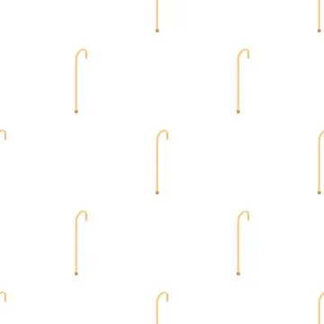 Walking cane pattern seamless vector 스톡 일러스트