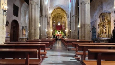 Walking to the church stage Stock Footage 296247271