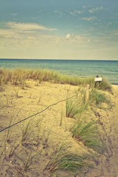 Walking close to the baltic sea. Stock Photos