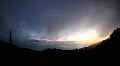 Walking with Clouds, Sunset in Madeira Mountains 4694 HD Footage