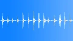 Walking in corridor on wooden floor loop Sound Effect