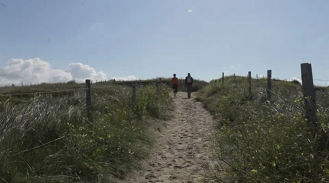 WALKING IN COUNTRYSIDE Stock Footage 28098616
