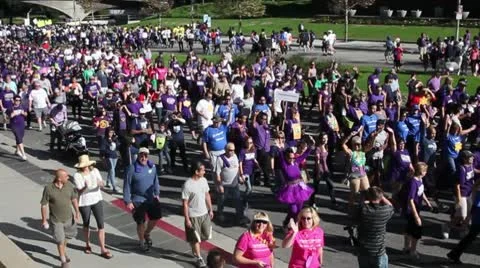 Walking Crowd 1 库存影片 8981253