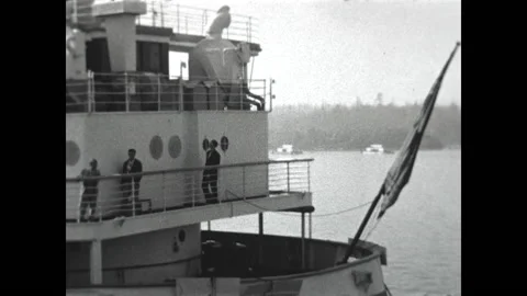 Walking the Decks 1937 Stock Footage 201550400