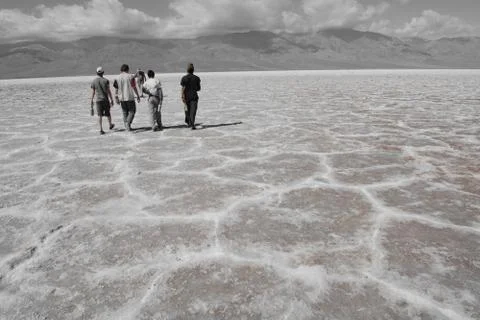 Walking In the Desert Stock Photos