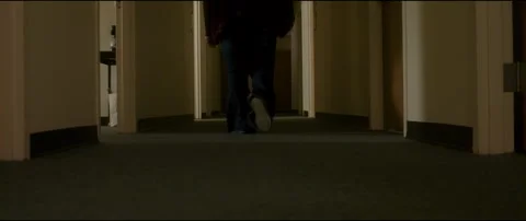 Walking down the hallway Stock Footage 277603479