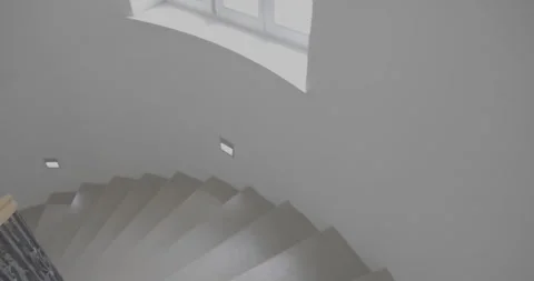 Walking down the stony stairs Stock Footage 144629947